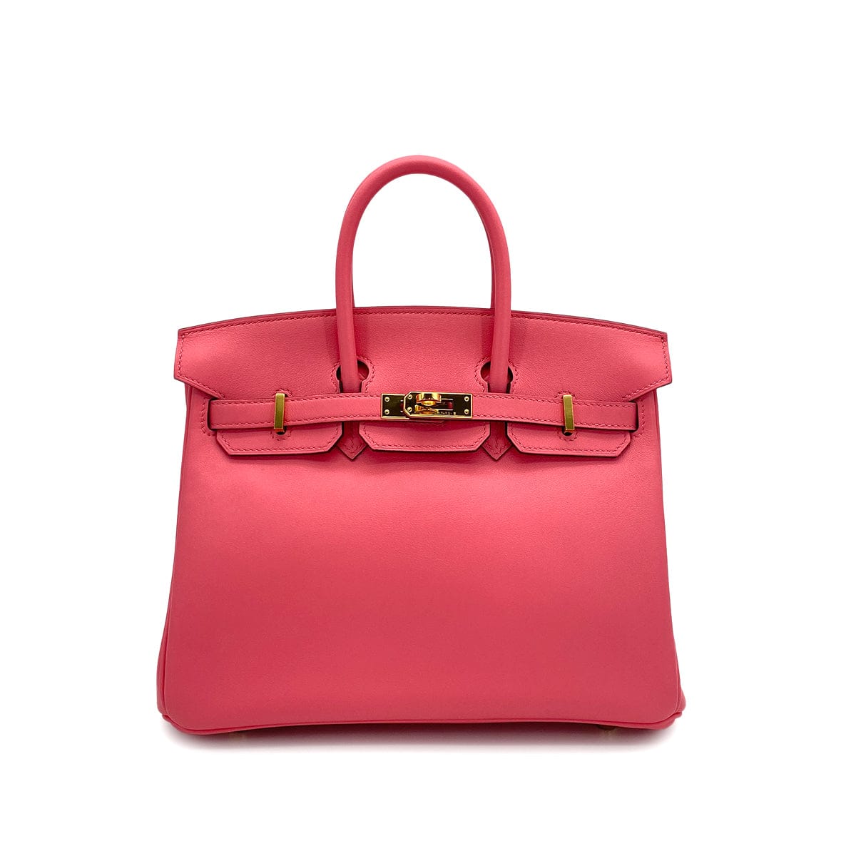 Luxury Promise Japan HERMES BIRKIN 25 ROSE AZALEE SWIFT HAND BAG D GOLD HARDWARE 90311292