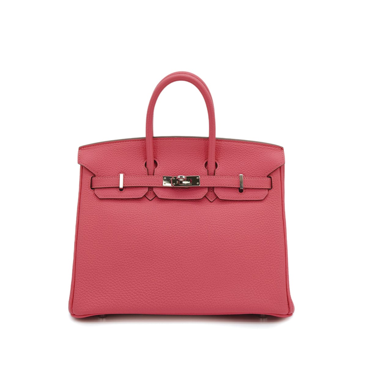 Luxury Promise Japan HERMES BIRKIN 25 ROSE LIPSTICK TOGO HAND BAG 2011 SQUARE O PALLADIUM HARDWARE 90311820