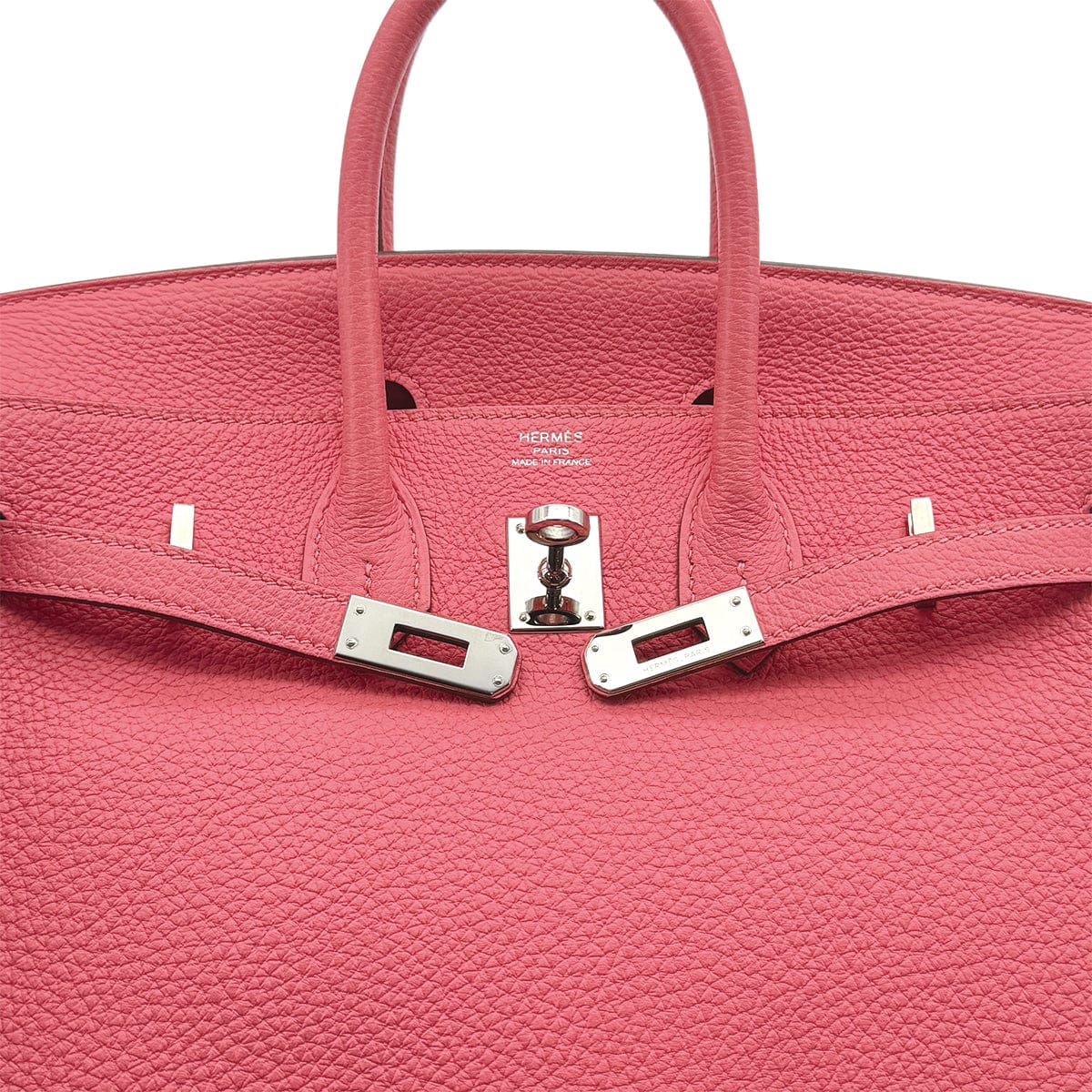 Luxury Promise Japan HERMES BIRKIN 25 ROSE LIPSTICK TOGO HAND BAG 2011 SQUARE O PALLADIUM HARDWARE 90311820