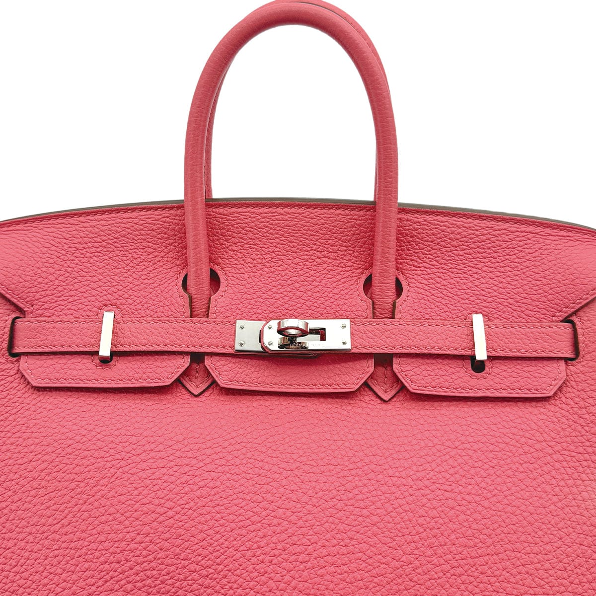 Luxury Promise Japan HERMES BIRKIN 25 ROSE LIPSTICK TOGO HAND BAG 2011 SQUARE O PALLADIUM HARDWARE 90311820