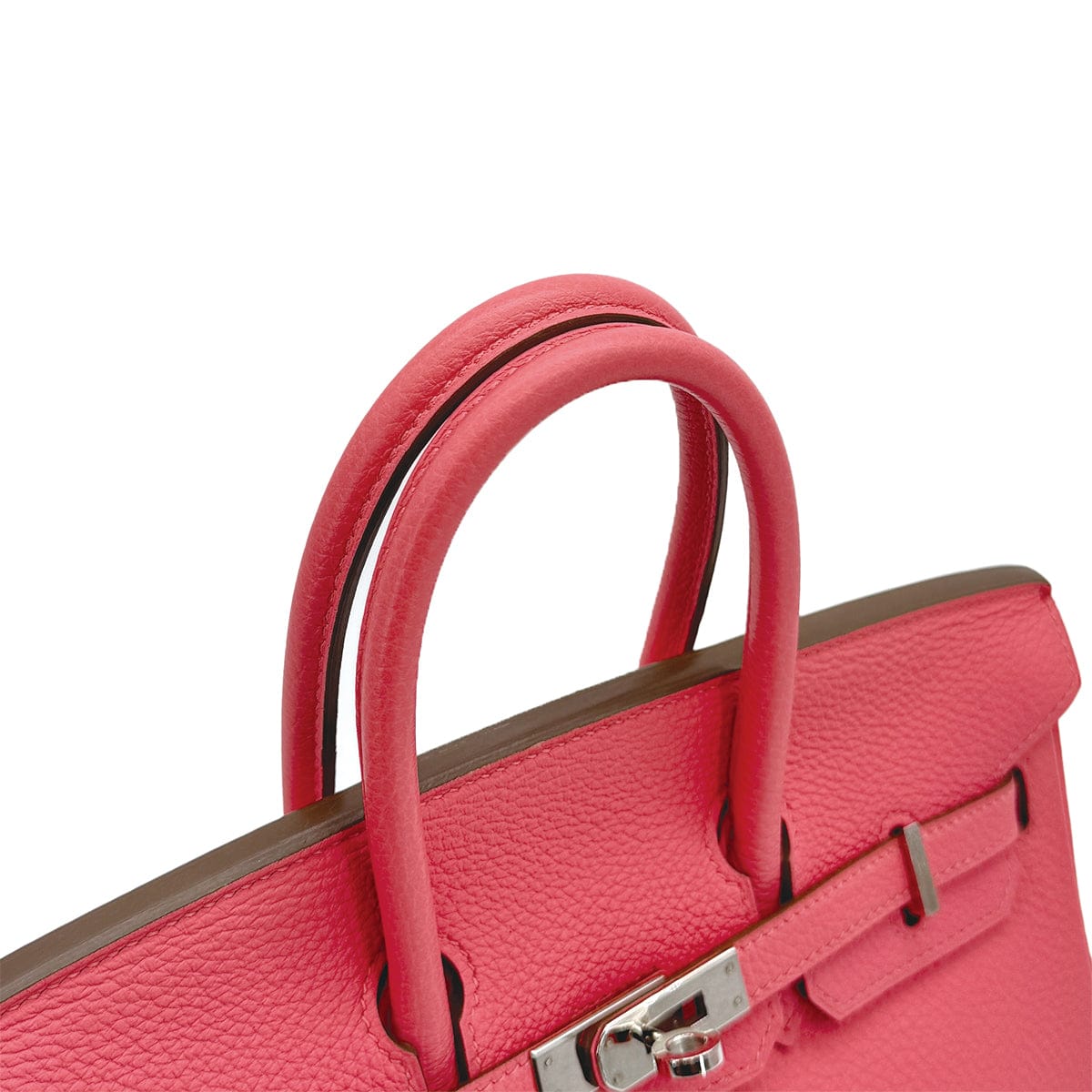 Luxury Promise Japan HERMES BIRKIN 25 ROSE LIPSTICK TOGO HAND BAG 2011 SQUARE O PALLADIUM HARDWARE 90311820