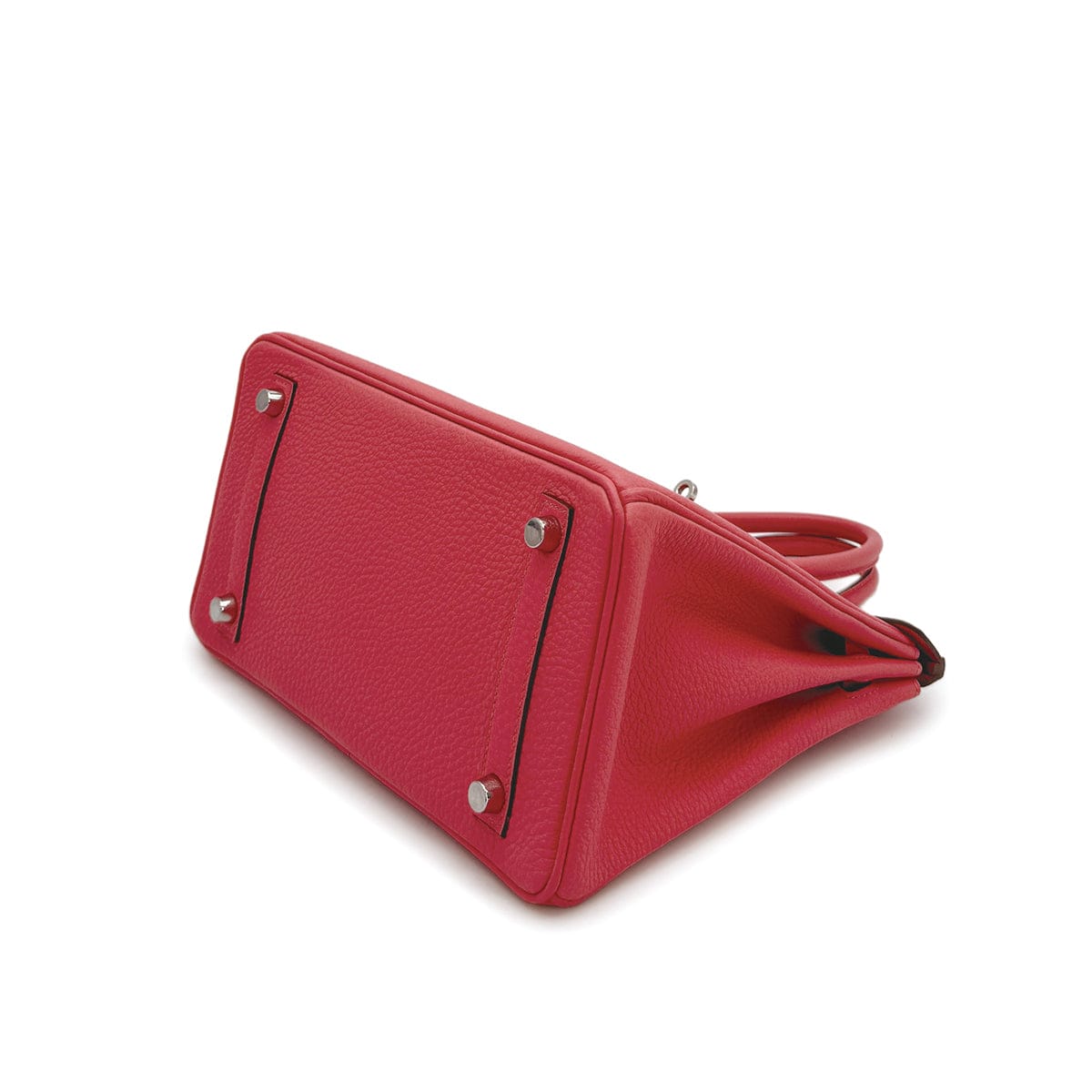 Luxury Promise Japan HERMES BIRKIN 25 ROSE LIPSTICK TOGO HAND BAG 2011 SQUARE O PALLADIUM HARDWARE 90311820