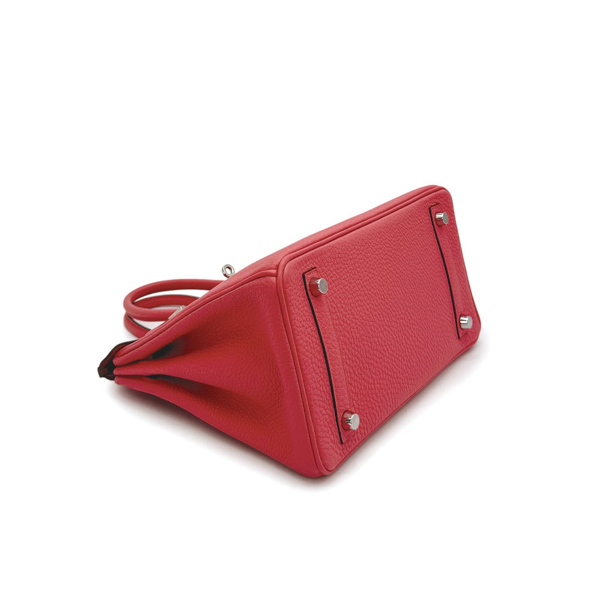 Luxury Promise Japan HERMES BIRKIN 25 ROSE LIPSTICK TOGO HAND BAG 2011 SQUARE O PALLADIUM HARDWARE 90311820