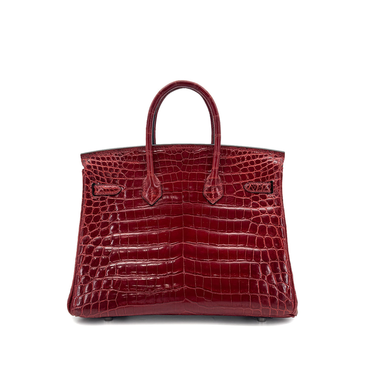 Luxury Promise Japan HERMES BIRKIN 25 ROUGE H CROCODILE NILOTICUS HAND BAG □L SHW 90257459