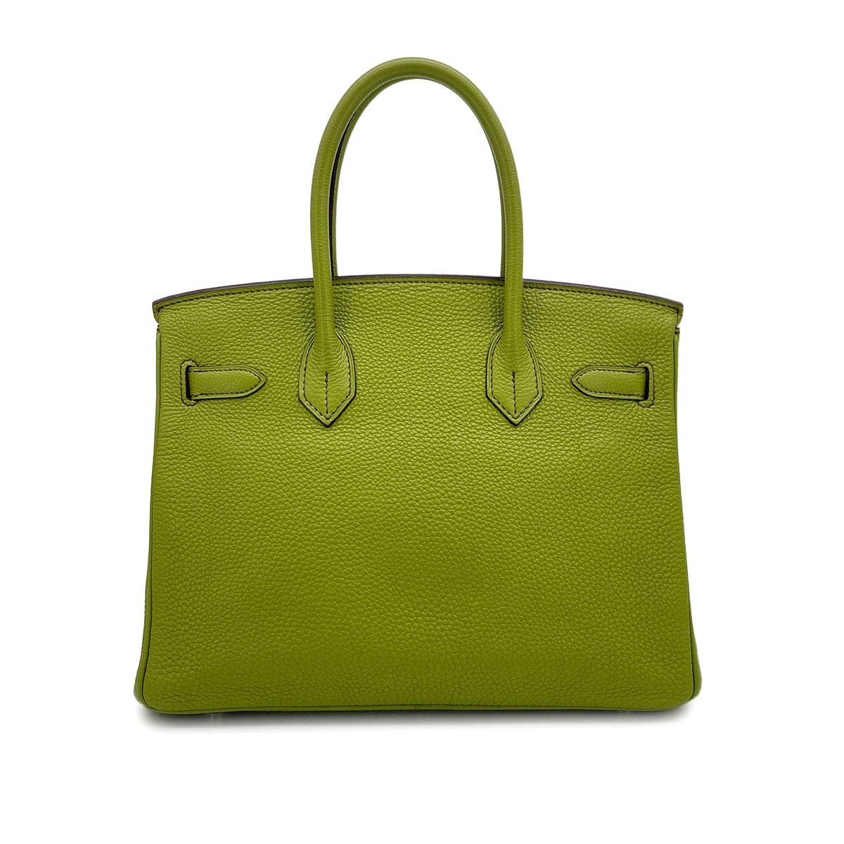 Luxury Promise Japan HERMES BIRKIN 30 ANIS GREEN TOGO HAND BAG 2006 SQUARE J PALLADIUM HARDWARE 90312504
