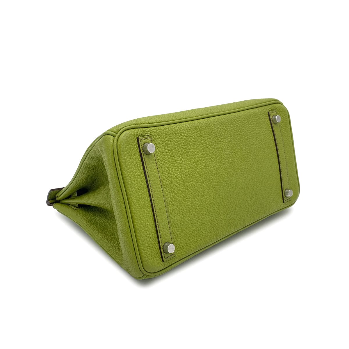 Luxury Promise Japan HERMES BIRKIN 30 ANIS GREEN TOGO HAND BAG 2006 SQUARE J PALLADIUM HARDWARE 90312504