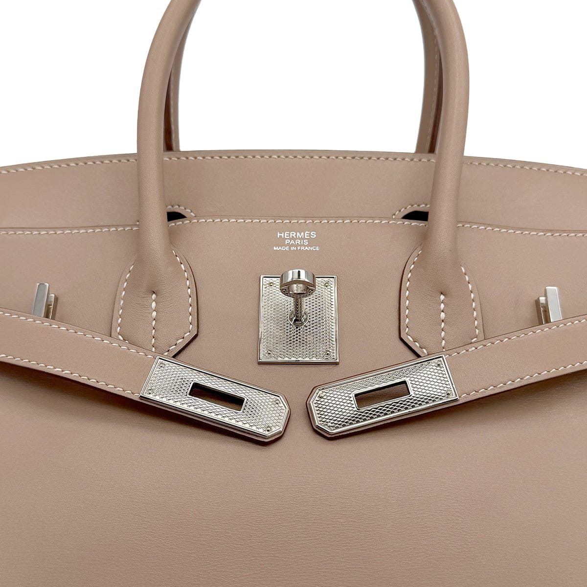 Luxury Promise Japan HERMES BIRKIN 30 ARGILE VEAU TADELAKT HAND BAG □Q GUILLOCHE HARDWARE 90280717