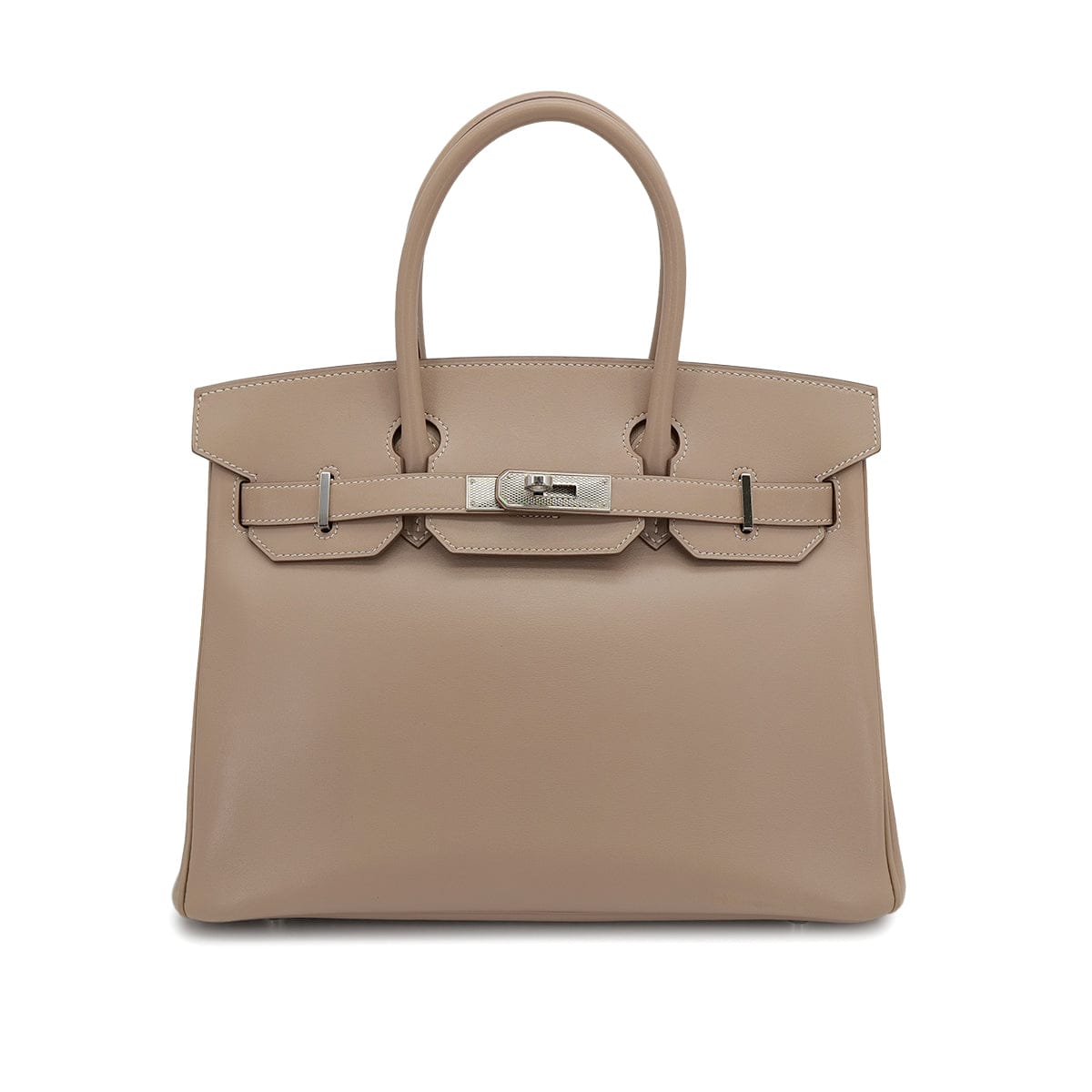 Luxury Promise Japan HERMES BIRKIN 30 ARGILE VEAU TADELAKT HAND BAG □Q GUILLOCHE HARDWARE 90280717