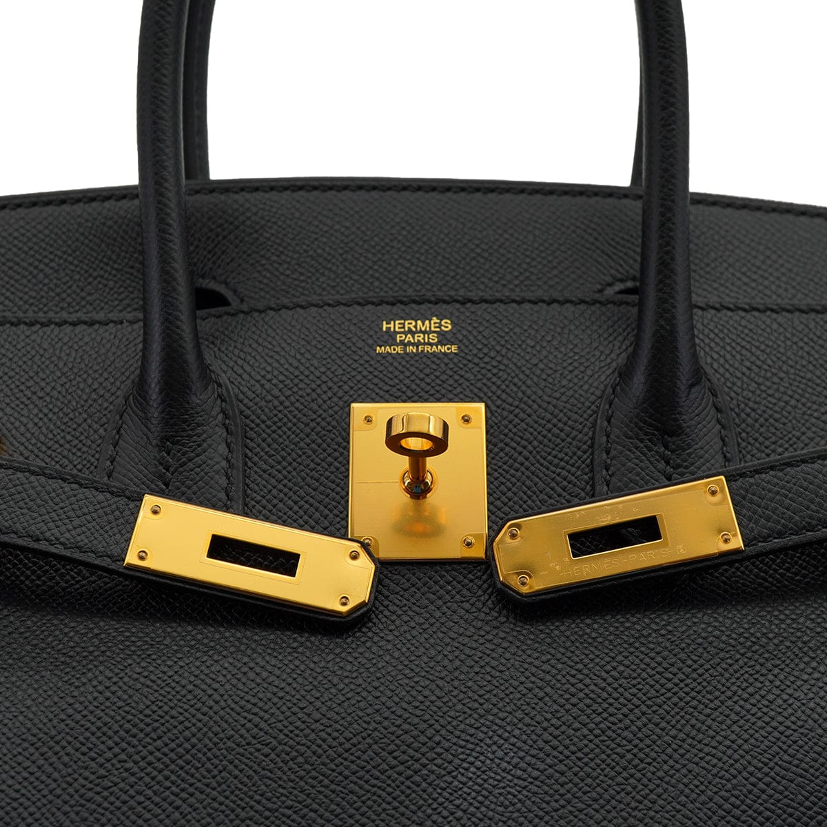 Luxury Promise Japan HERMES BIRKIN 30 BLACK EPSOM HAND BAG 2018 C STAMP GOLD HARDWARE 90327187