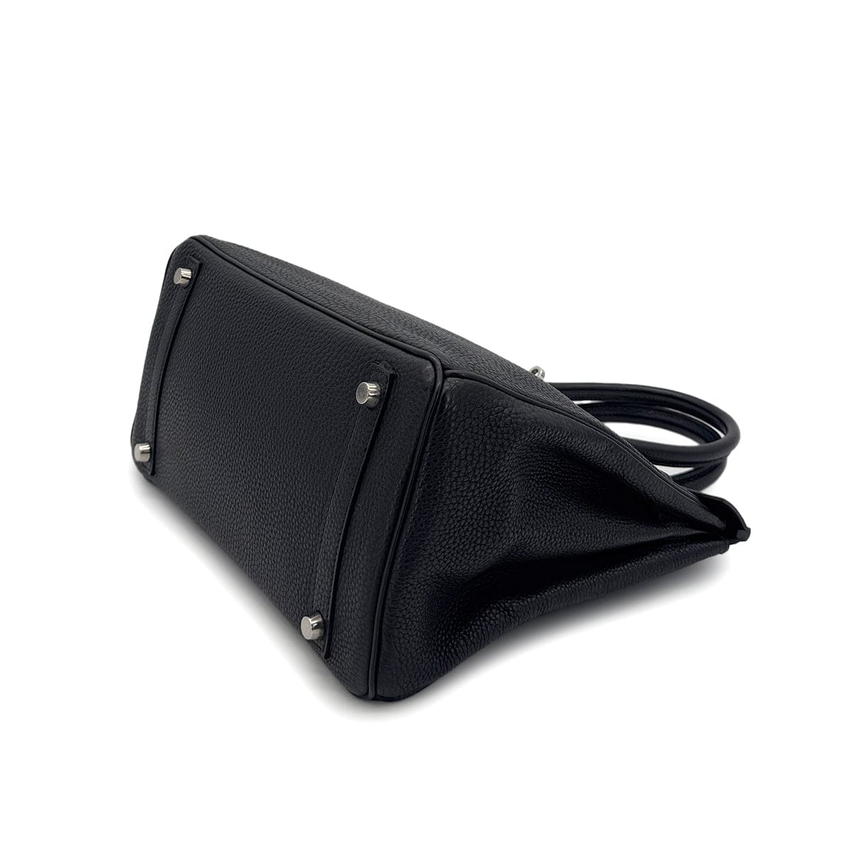 Luxury Promise Japan HERMES BIRKIN 30 BLACK TOGO HAND BAG □E SHW 90287224