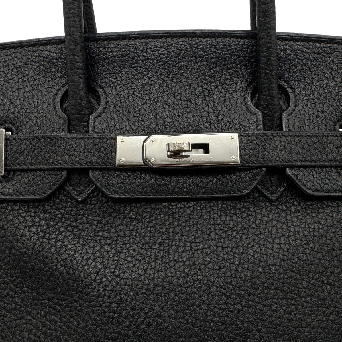 Luxury Promise Japan HERMES BIRKIN 30 BLACK TOGO HAND BAG □J SHW 90300574