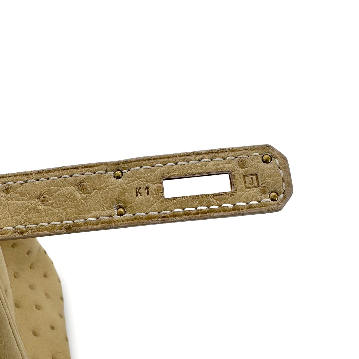 Luxury Promise Japan HERMES BIRKIN 30 BLANCCASSE OSTRICH HAND BAG □J GOLD HARDWARE 90309169