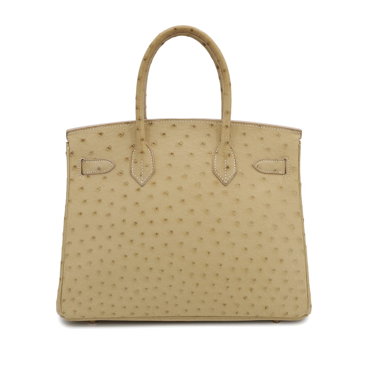 Luxury Promise Japan HERMES BIRKIN 30 BLANCCASSE OSTRICH HAND BAG □J GOLD HARDWARE 90309169