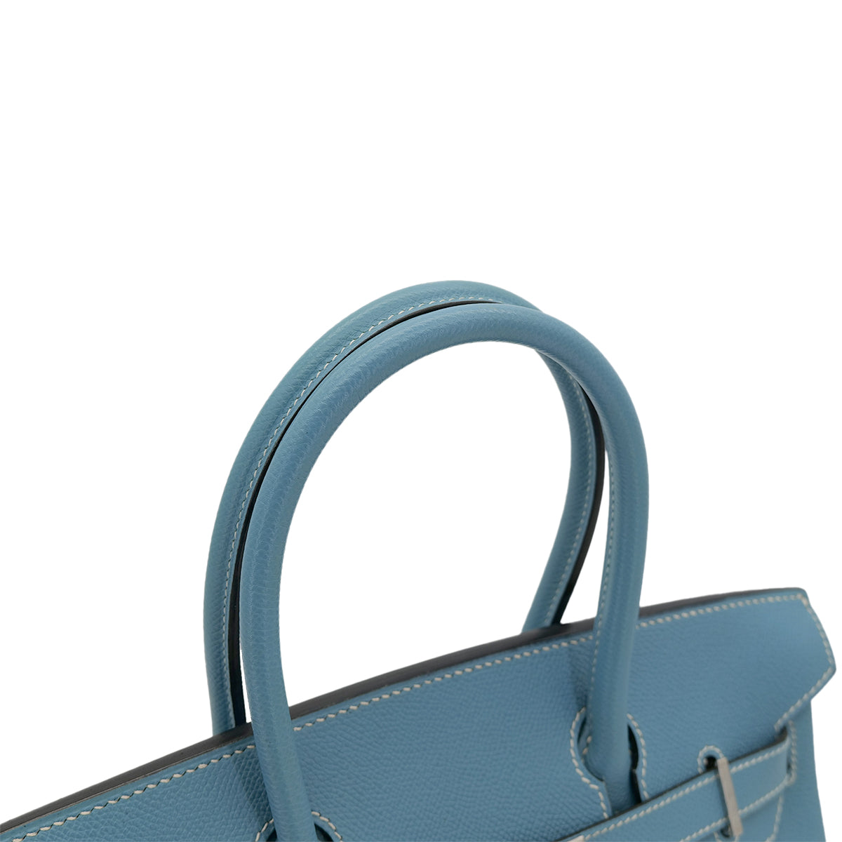 Luxury Promise Japan HERMES BIRKIN 30 BLUE JEAN VEAU EPSOM HAND BAG ▢I SHW 90302857