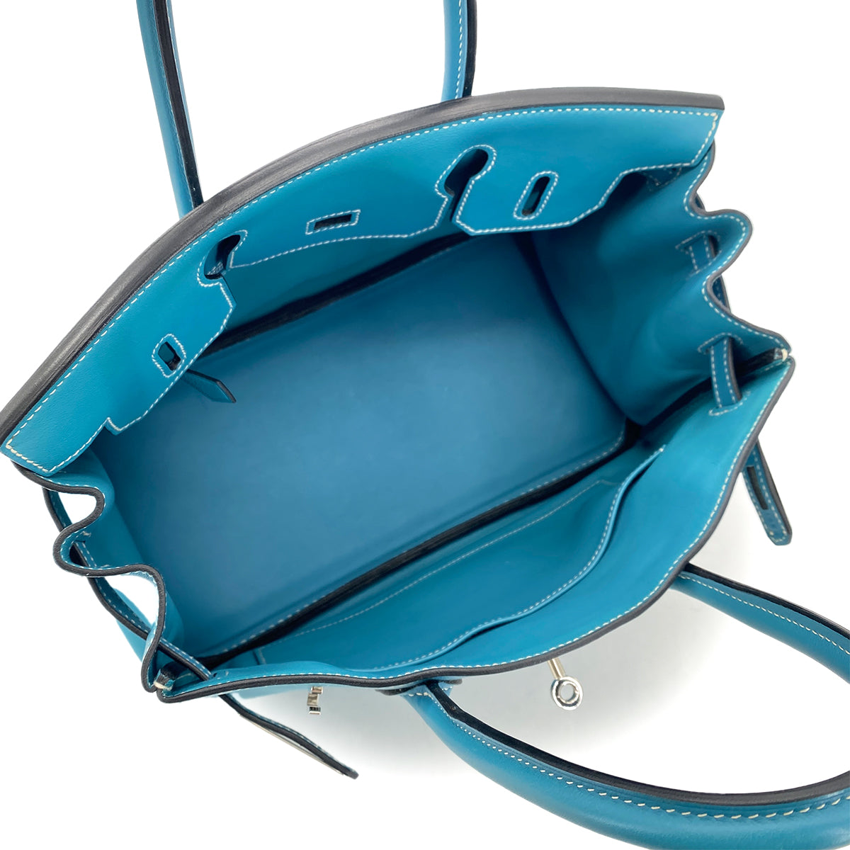 Luxury Promise Japan HERMES BIRKIN 30 BLUE JEAN VEAU SWIFT HAND BAG □K SHW 90296044