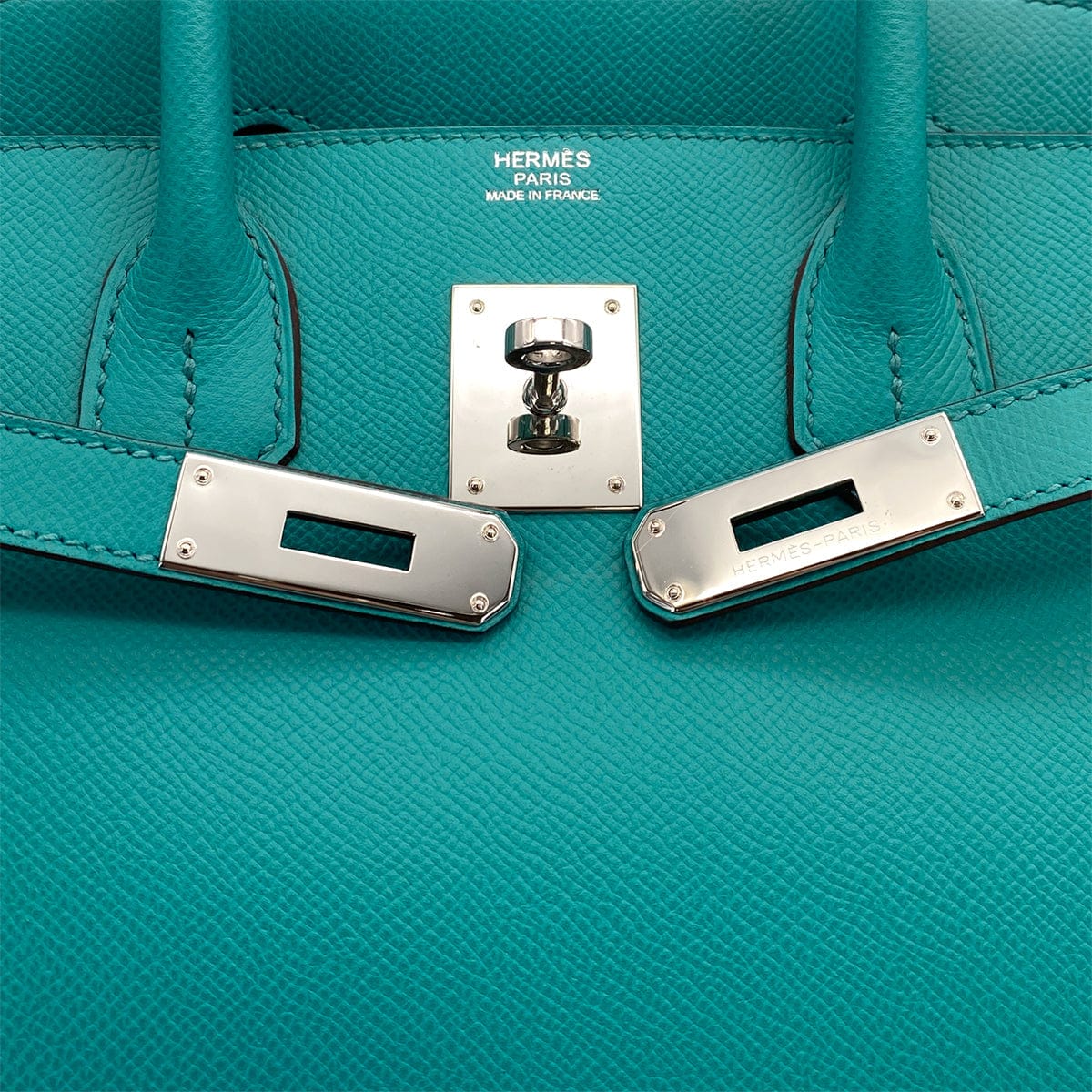Luxury Promise Japan HERMES BIRKIN 30 BLUE PAON VEAU EPSOM HAND BAG □P PALLADIUM HARDWARE 90308974