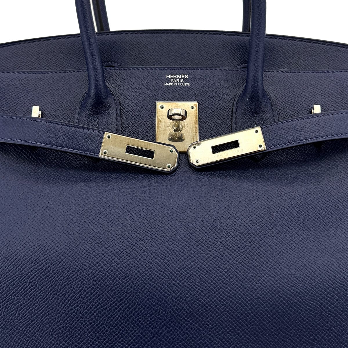 Luxury Promise Japan HERMES BIRKIN 30 BLUE SAPHIR EPSOM HAND BAG 2015 T STAMP PALLADIUM HARDWARE 90314752