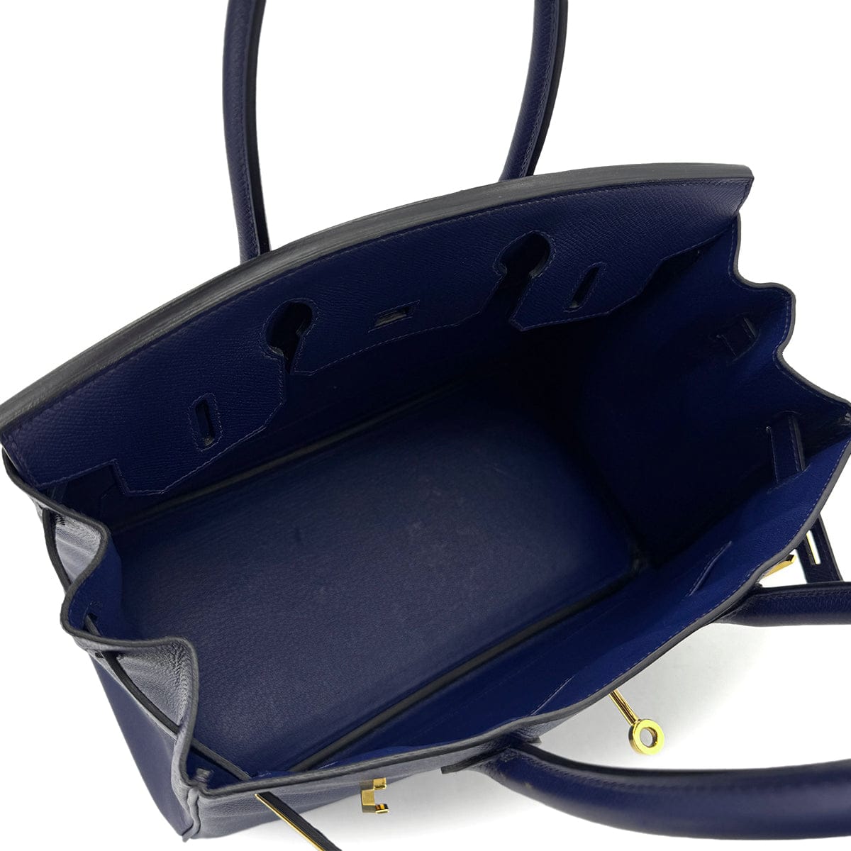 Luxury Promise Japan HERMES BIRKIN 30 BLUE SAPHIR EPSOM HAND BAG X GHW 90298336