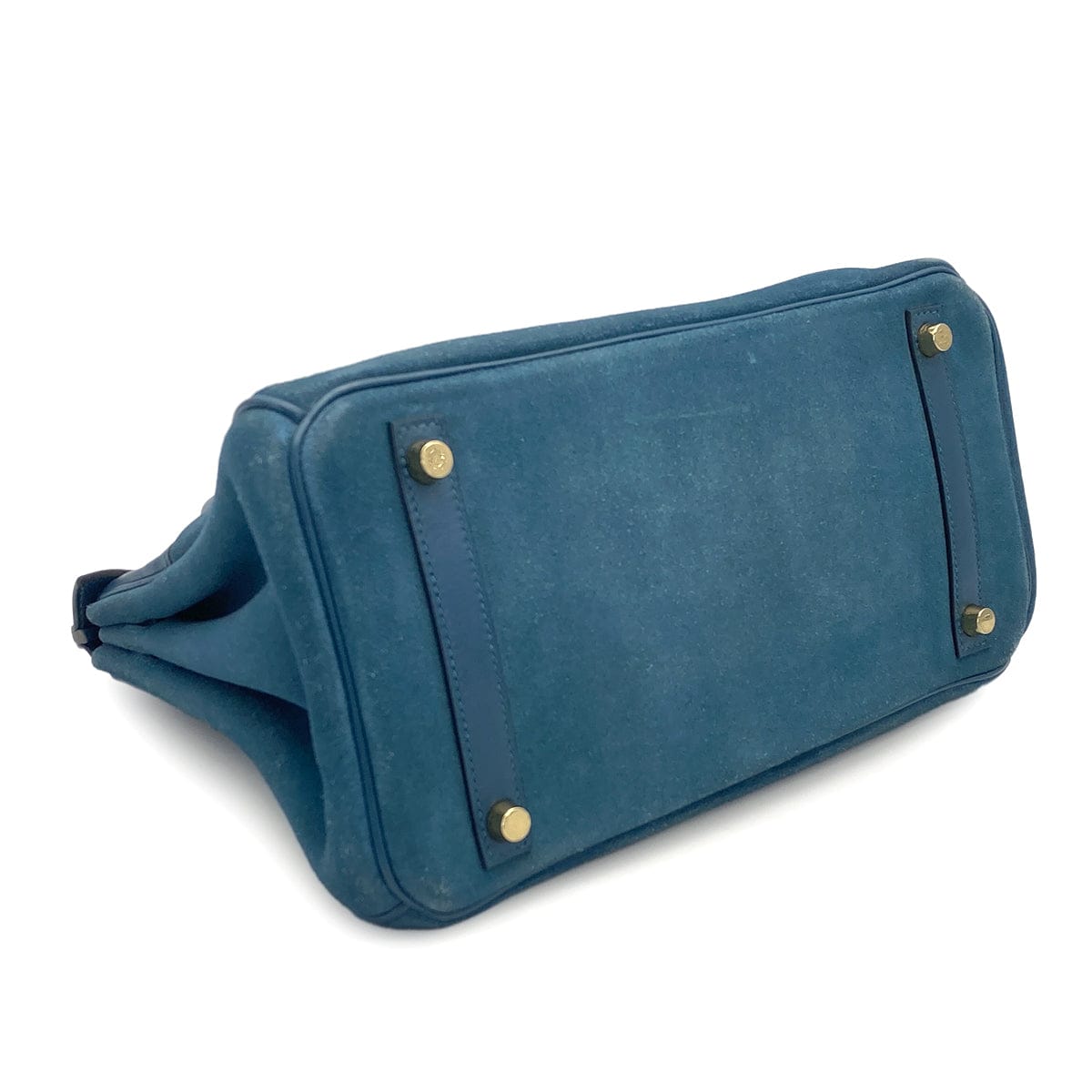 Luxury Promise Japan HERMES BIRKIN 30 BLUE THALASSA GRIZZLY DEBRIS HAND BAG 2012 SQUARE P GOLD HARDWARE 90319652