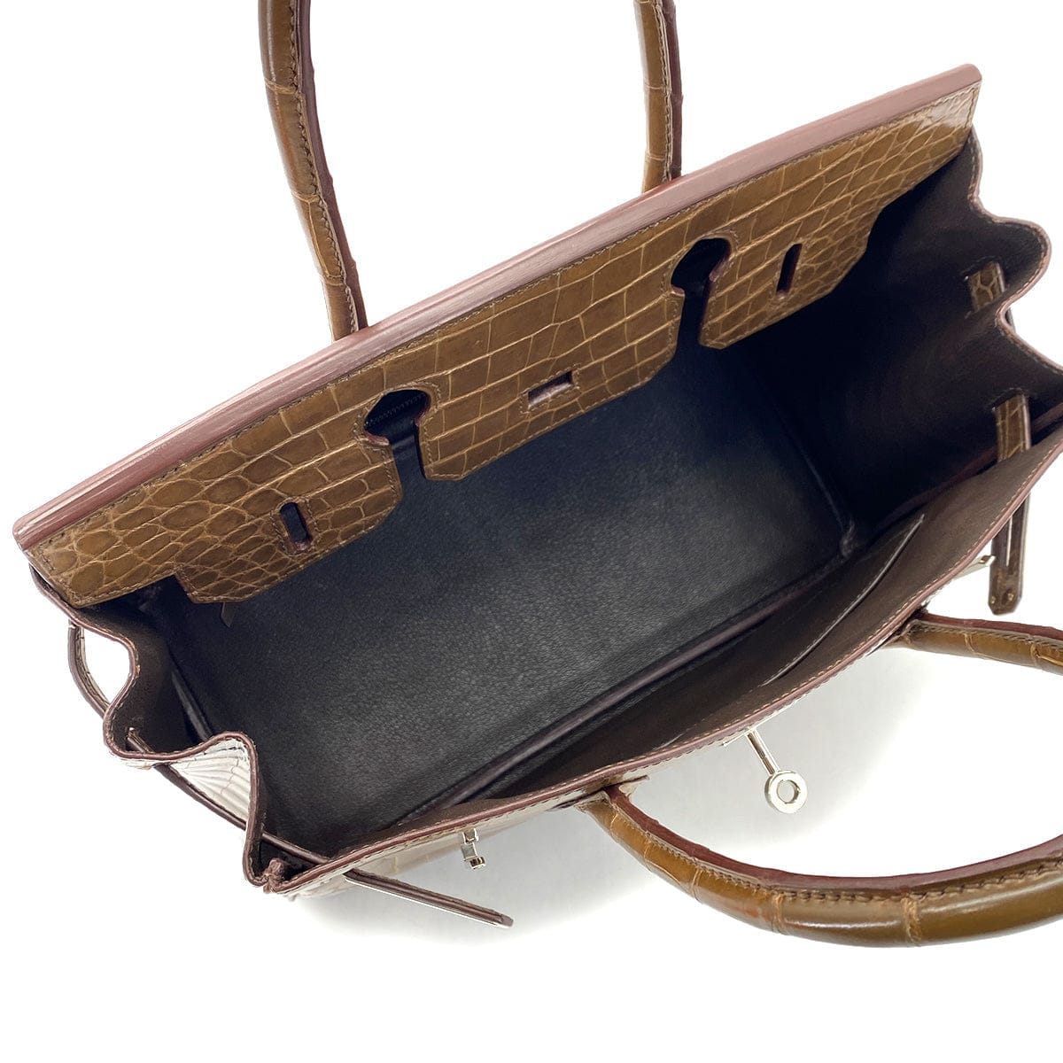 Luxury Promise Japan HERMES BIRKIN 30 BROWN CROCODILE NILOTICUS HAND BAG □M PHW 90305904