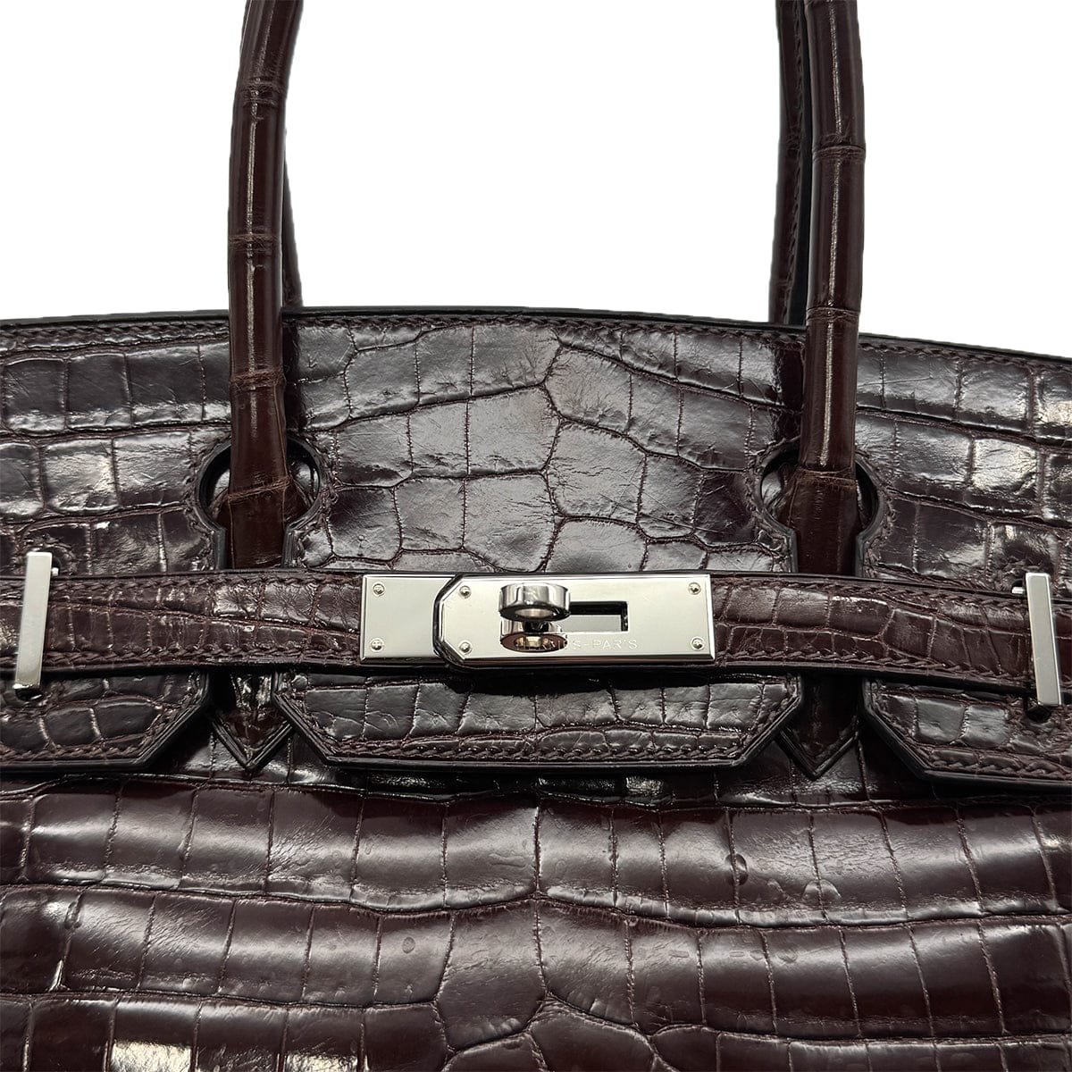 Luxury Promise Japan HERMES BIRKIN 30 COCAON CROCODILE NILOTICUS HAND BAG □L SHW 90299532