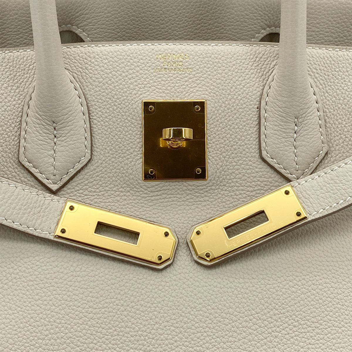 Luxury Promise Japan HERMES BIRKIN 30 CRAIE TOGO HAND BAG A GHW 90301731