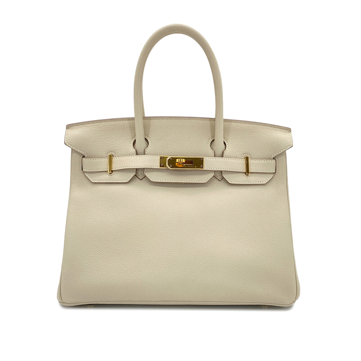 Luxury Promise Japan HERMES BIRKIN 30 CRAIE TOGO HAND BAG A GHW 90301731