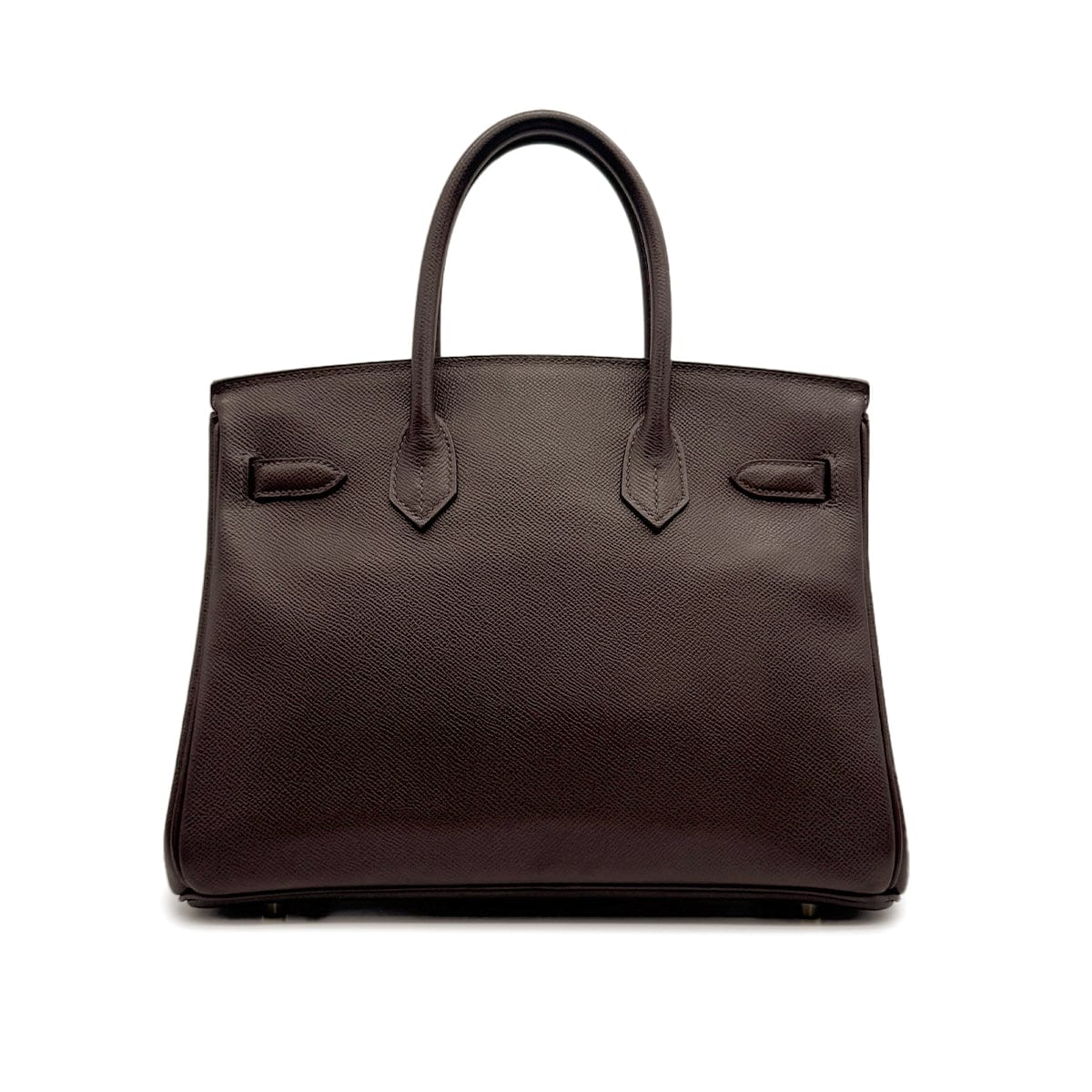 Luxury Promise Japan HERMES BIRKIN 30 EBENE VEAU EPSOM HAND BAG 2007 SQUARE K GOLD HARDWARE 90315626