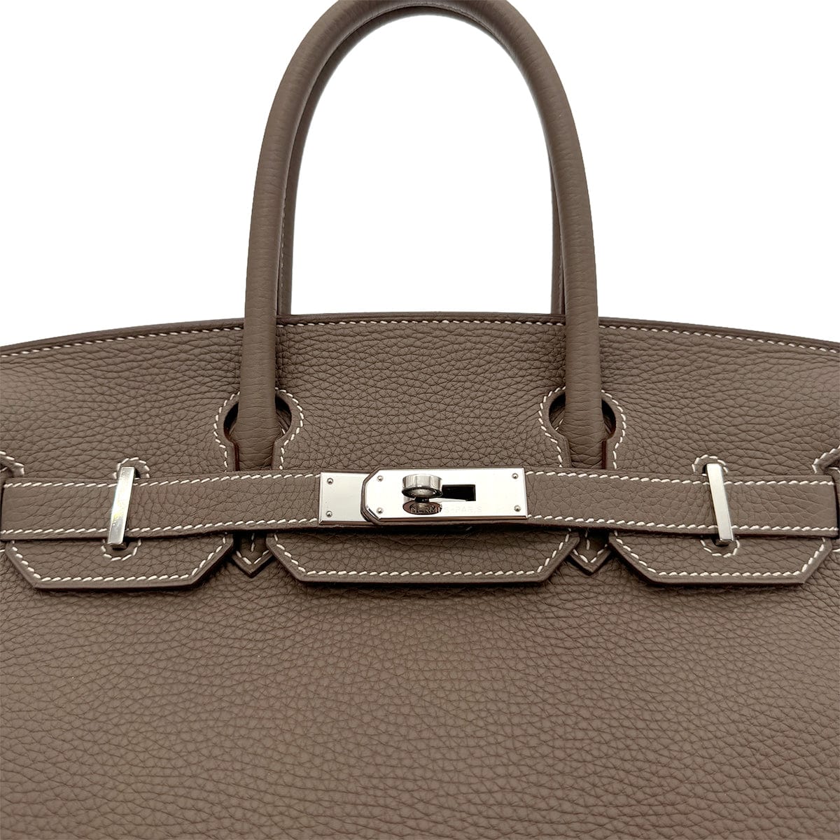 Luxury Promise Japan HERMES BIRKIN 30 ETOUPE TAURILLON CLEMENCE HAND BAG □R SHW 90281823