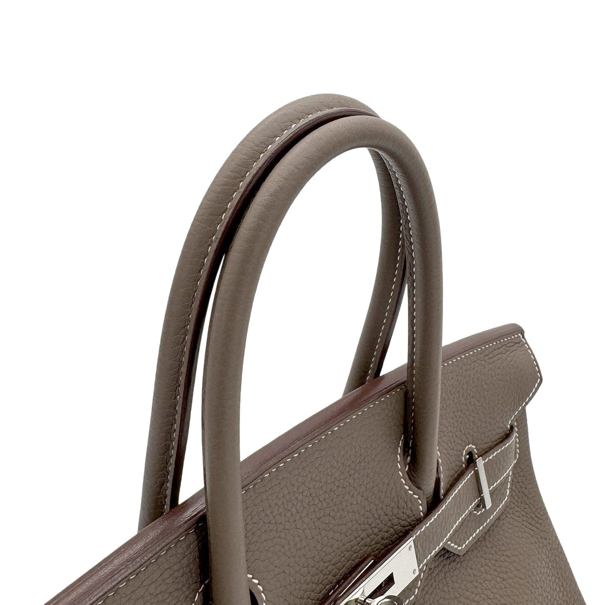 Luxury Promise Japan HERMES BIRKIN 30 ETOUPE TAURILLON CLEMENCE HAND BAG □R SHW 90281823