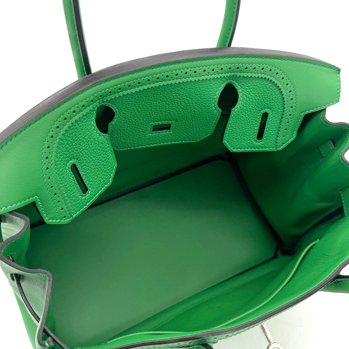 Luxury Promise Japan HERMES BIRKIN 30 GHILLIES BAMBOU TOGO SWIFT HAND BAG T PHW 90305240