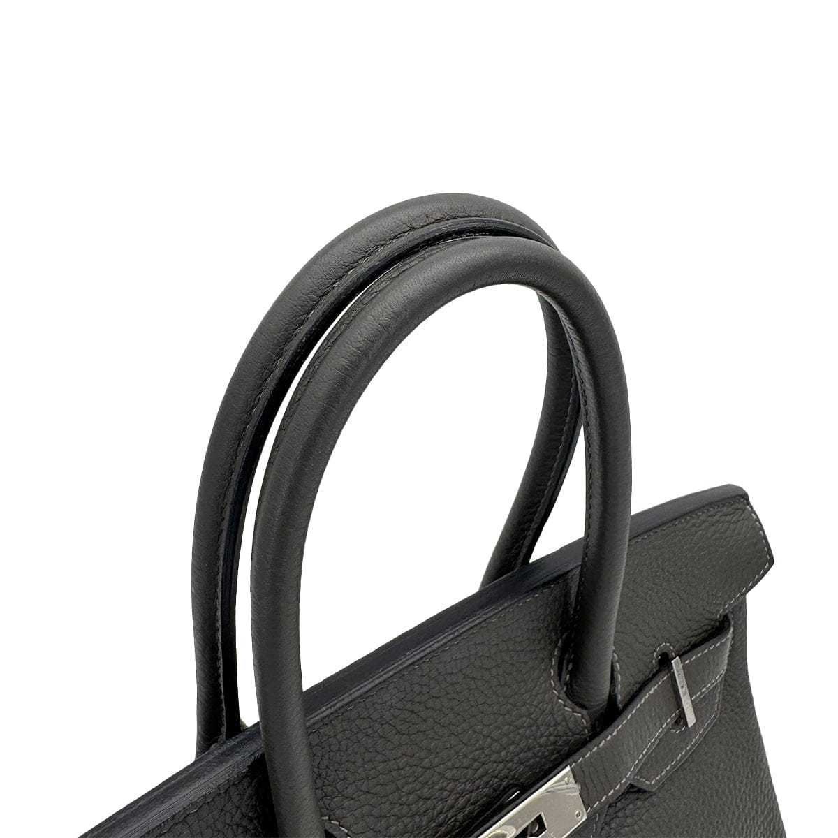 Luxury Promise Japan HERMES BIRKIN 30 GRAPHITE GRIS TOURTERELLE TAURILLON CLEMENCE HAND BAG 2012 SQUARE P PALLADIUM HARDWARE SPO 90313544
