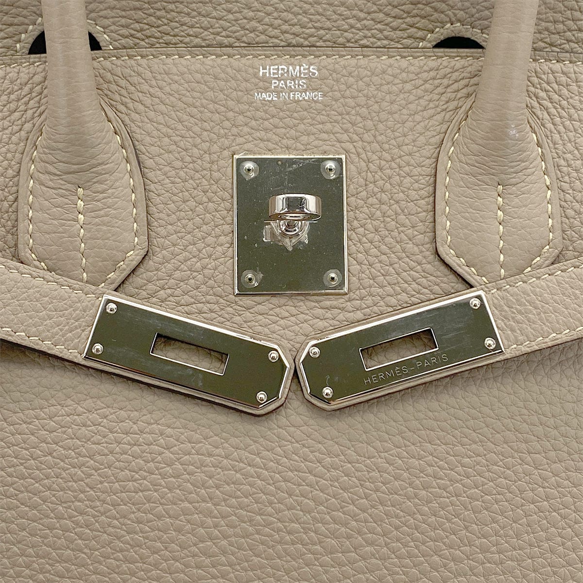 Luxury Promise Japan HERMES BIRKIN 30 GRIS TOURTERELLE TAURILLON CLEMENCE HAND BAG 2015 T STAMP PALLADIUM HARDWARE 90327059