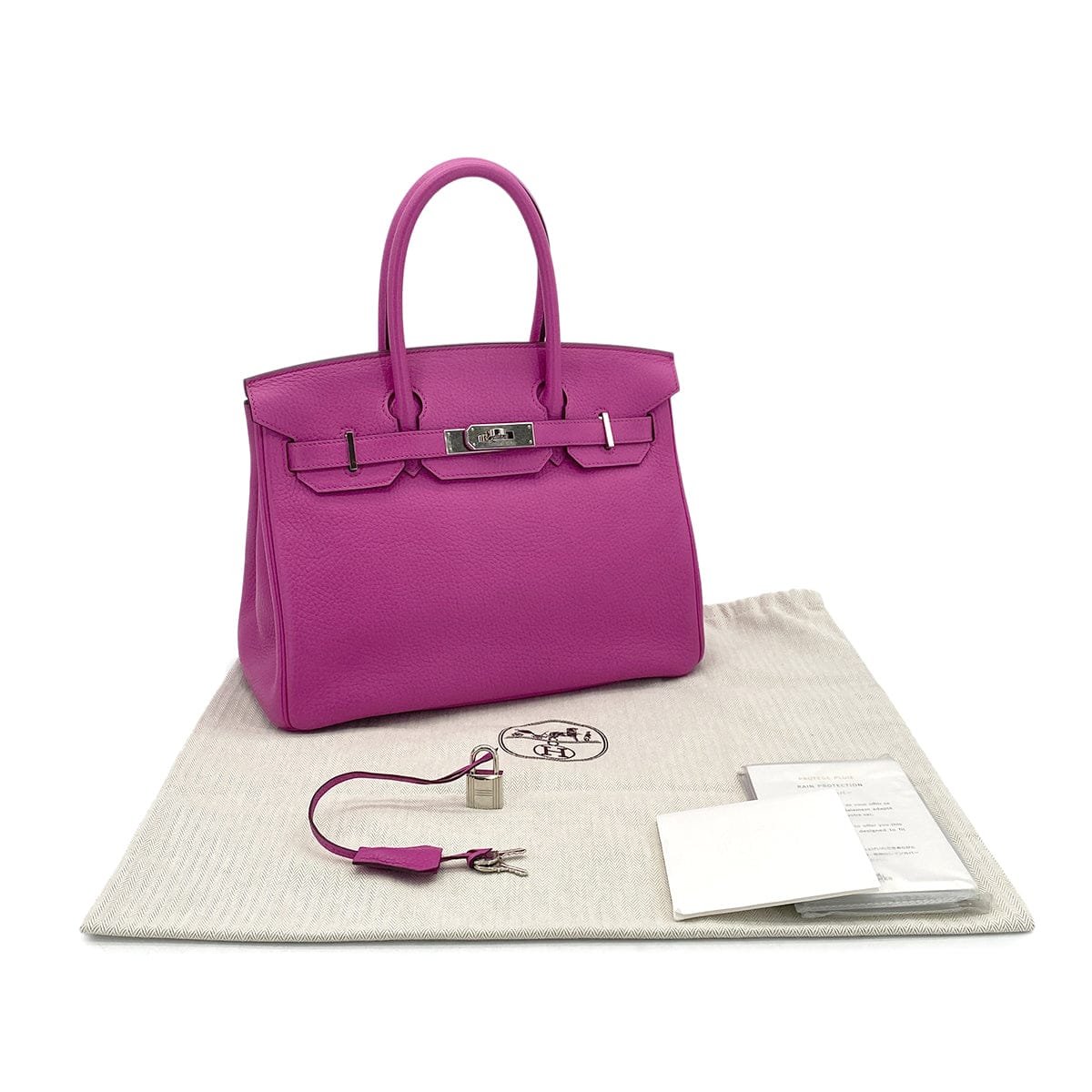 Luxury Promise Japan HERMES BIRKIN 30 MAGNOLIA TAURILLON CLEMENCE HAND BAG C SHW 90303312