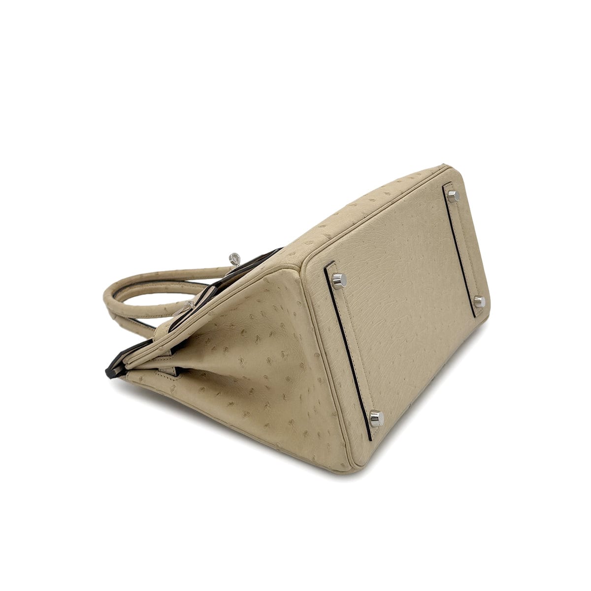 Luxury Promise Japan HERMES BIRKIN 30 PARCHEMIN OSTRICH HAND BAG X SHW 90283596