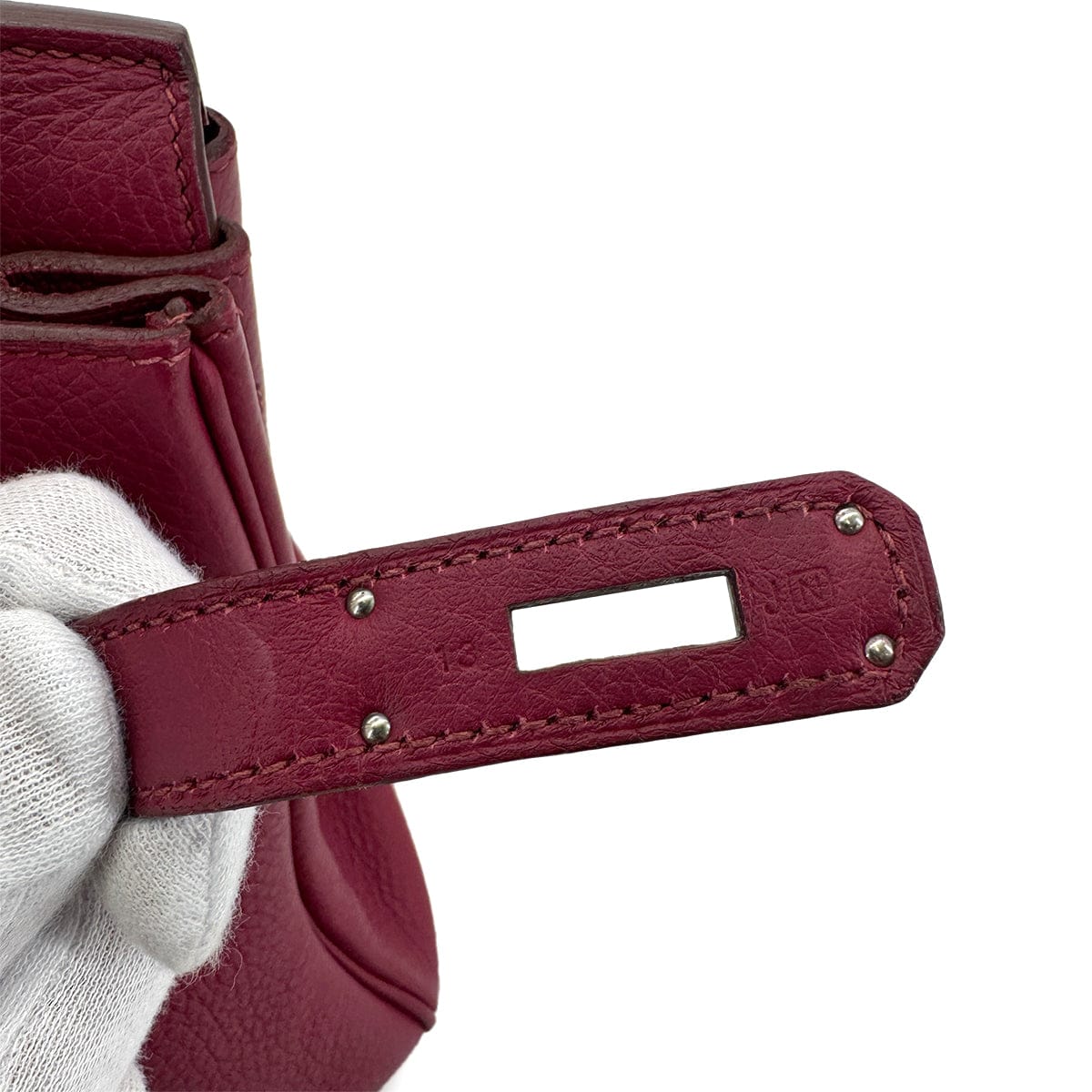 Luxury Promise Japan HERMES BIRKIN 30 RUBIS TAURILLON CLEMENCE HAND BAG □N SHW 90294975