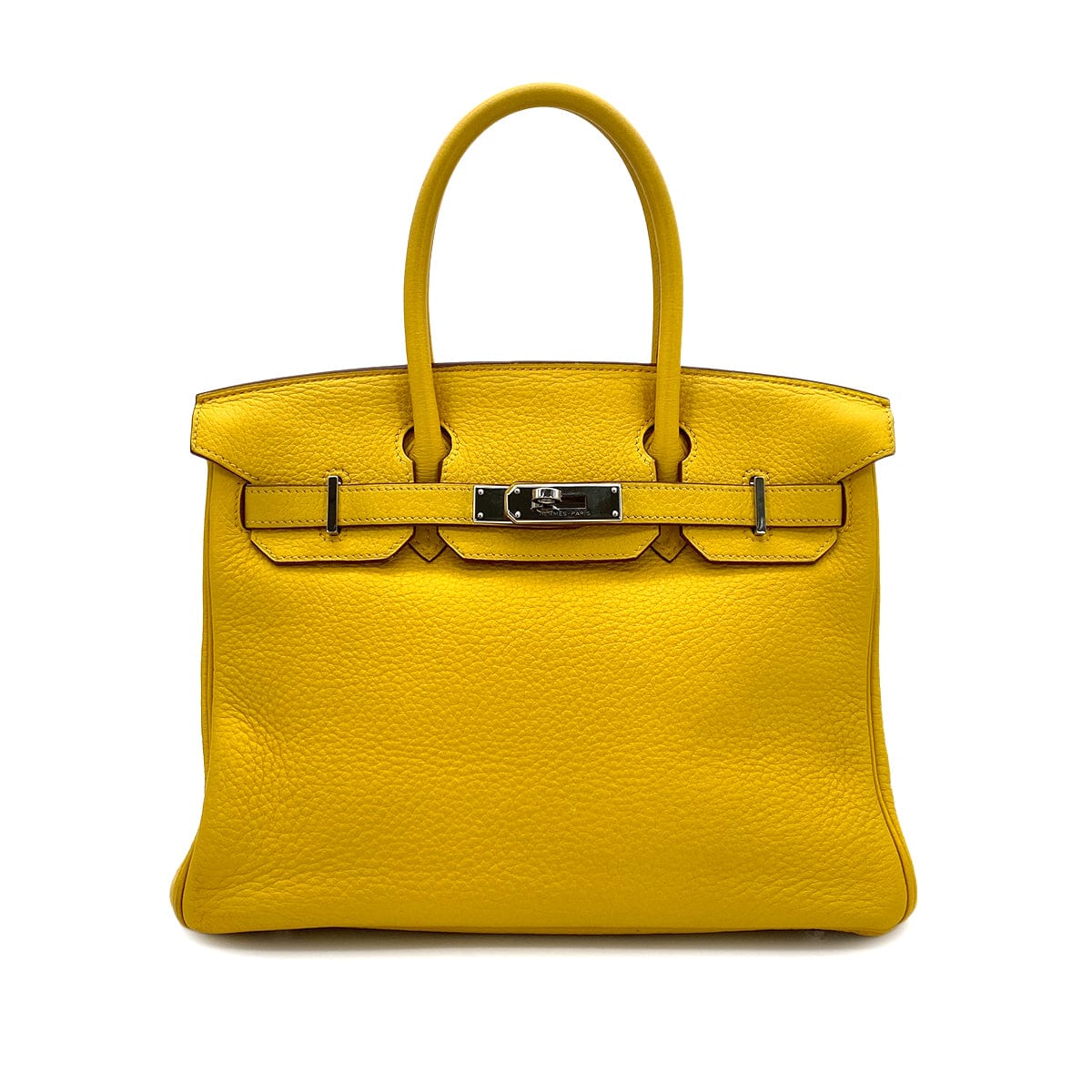 Luxury Promise Japan HERMES BIRKIN 30 SOLEIL TAURILLON CLEMENCE HAND BAG □M SHW 90301019