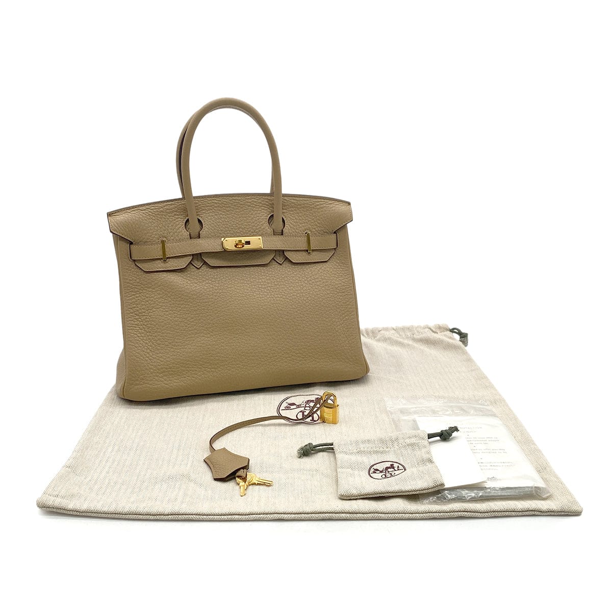 Luxury Promise Japan HERMES BIRKIN 30 TABAC CAMEL TAURILLON CLEMENCE HAND BAG □L GHW 90294144