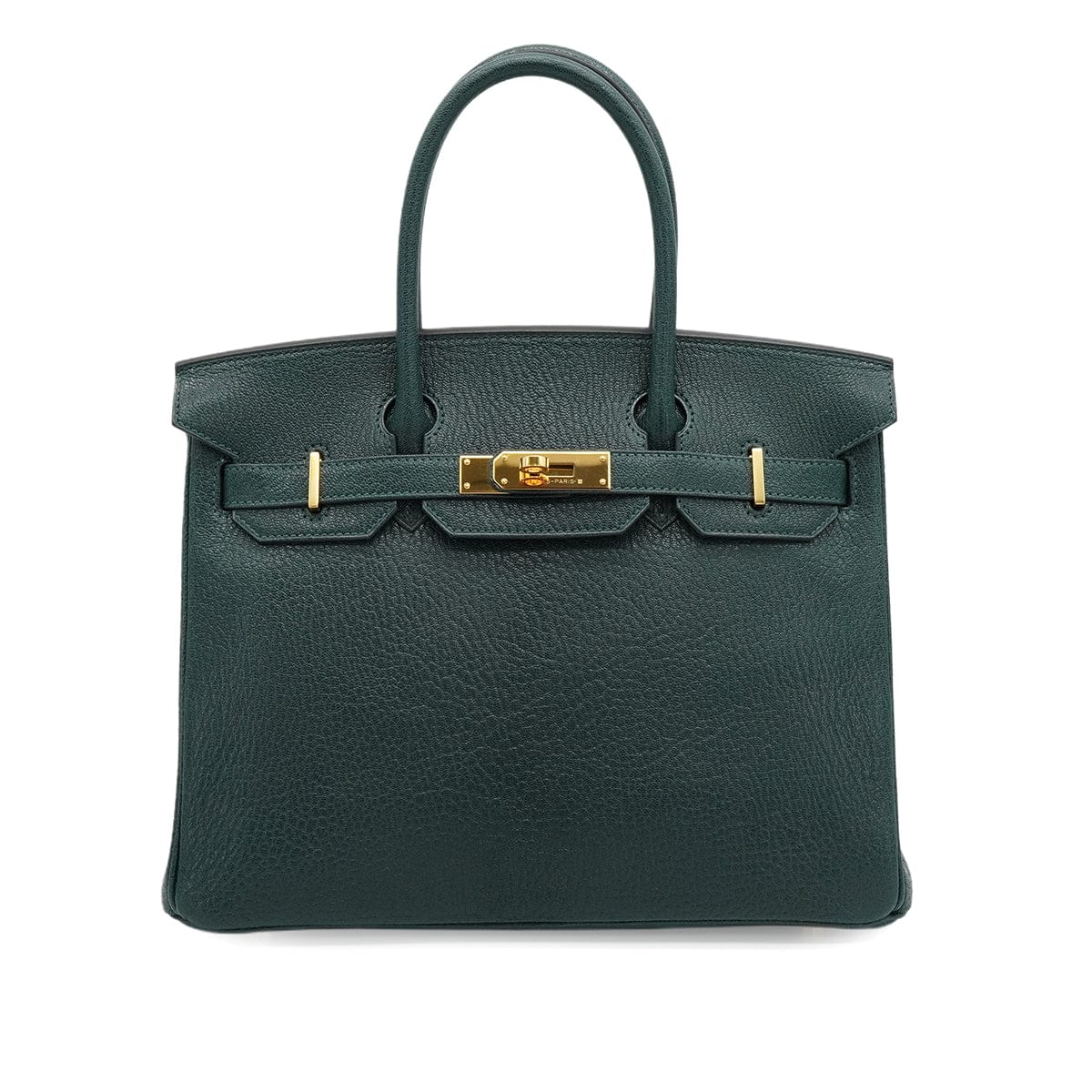 Luxury Promise Japan HERMES BIRKIN 30 VERT MOYEN CHEVRE HAND BAG 2024 W STAMP GOLD HARDWARE 90343837