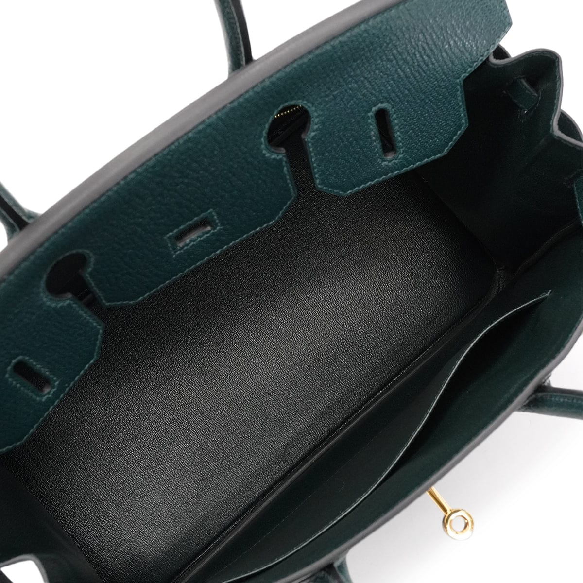 Luxury Promise Japan HERMES BIRKIN 30 VERT MOYEN CHEVRE HAND BAG 2024 W STAMP GOLD HARDWARE 90343837