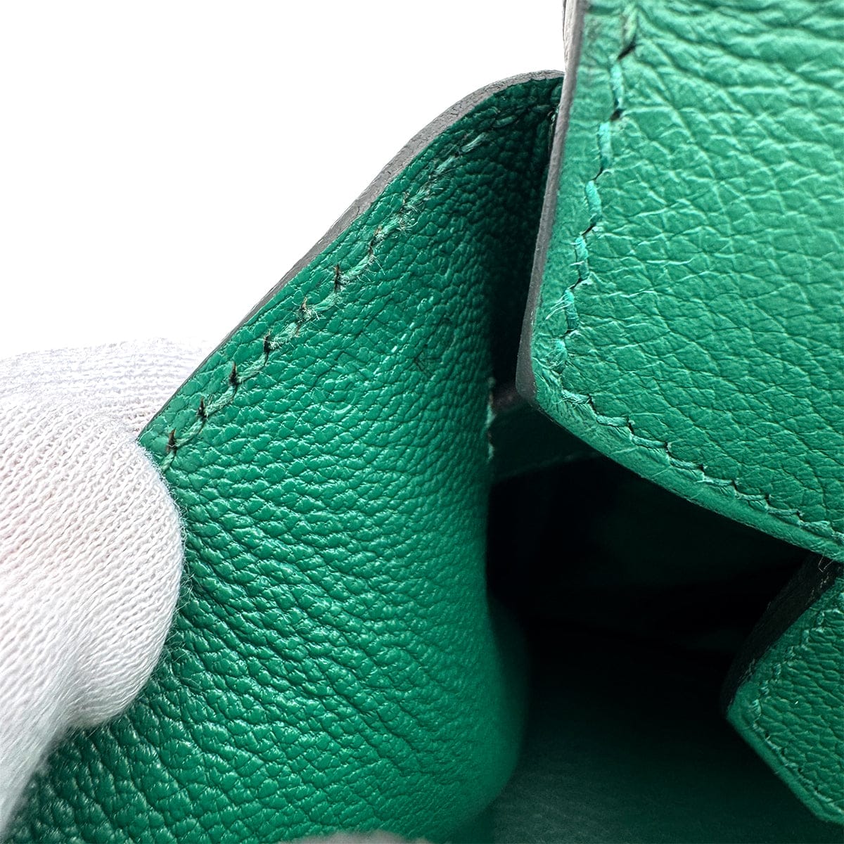 Luxury Promise Japan HERMES BIRKIN 30 VERT VERTIGO EVERCOLOR HAND BAG C GHW 90292866