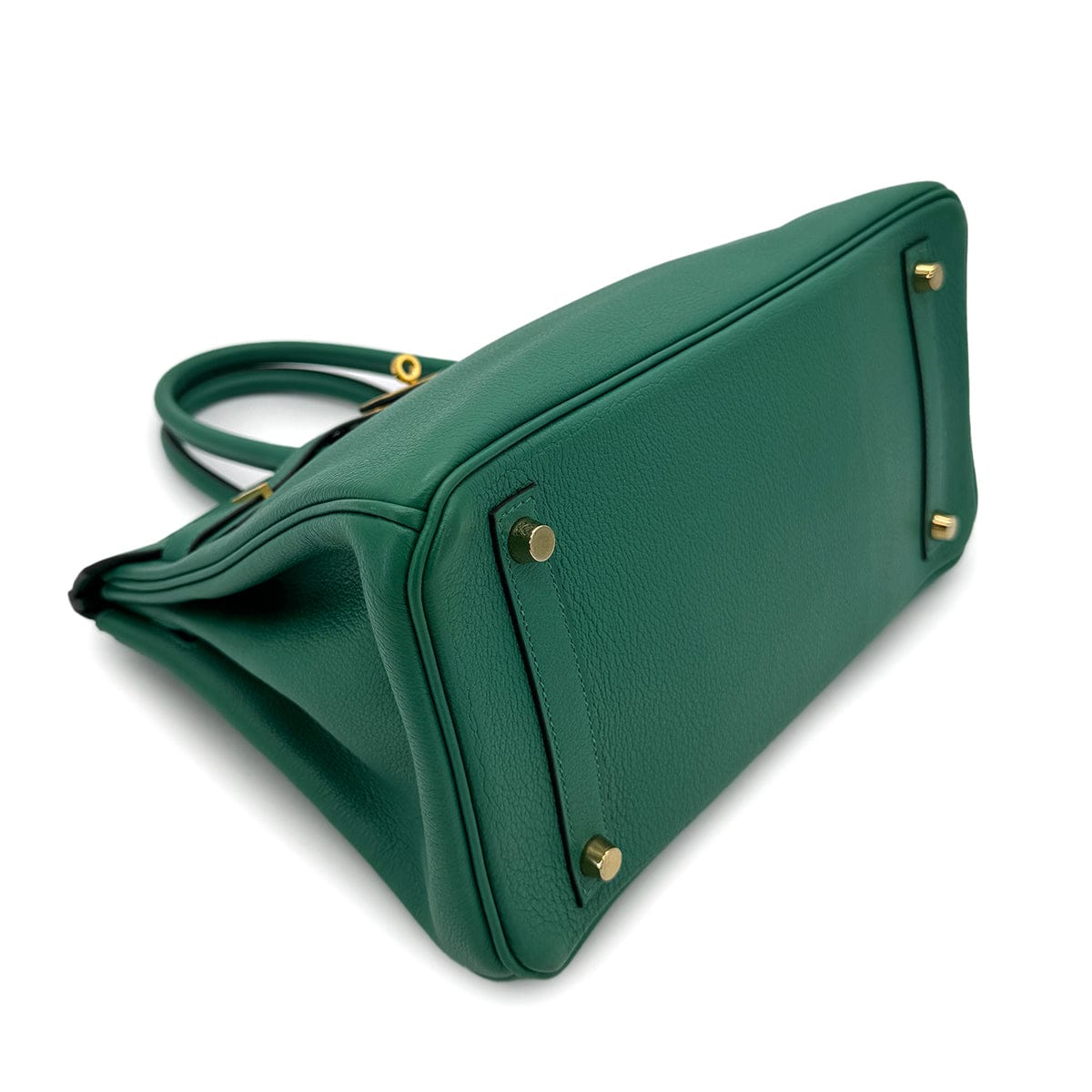 Luxury Promise Japan HERMES BIRKIN 30 VERT VERTIGO EVERCOLOR HAND BAG C GOLD HARDWARE 90292866
