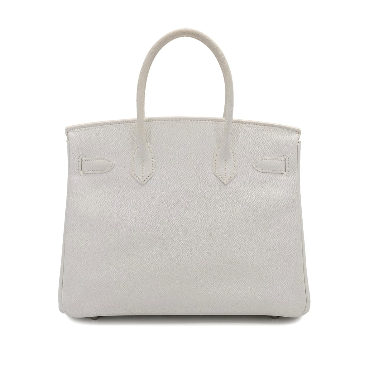 Luxury Promise Japan HERMES BIRKIN 30 WHITE EPSOM HAND BAG 2009 SQUARE M PALLADIUM HARDWARE 90312934