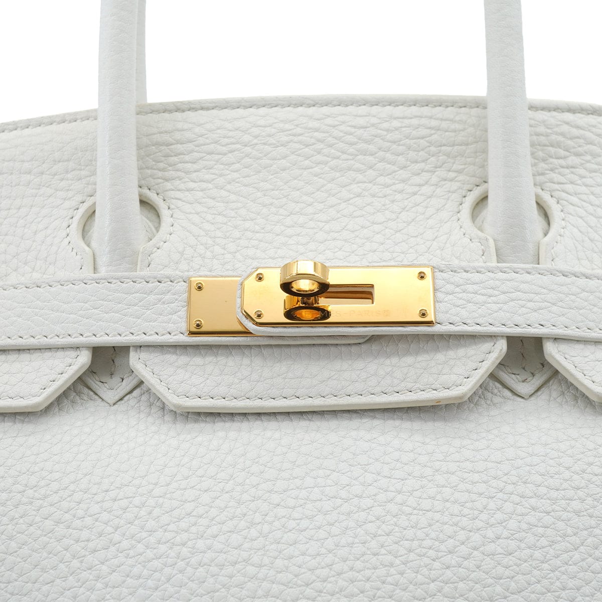 Luxury Promise Japan HERMES BIRKIN 30 WHITE TAURILLON CLEMENCE HAND BAG 2016 X STAMP PALLADIUM HARDWARE 90331407