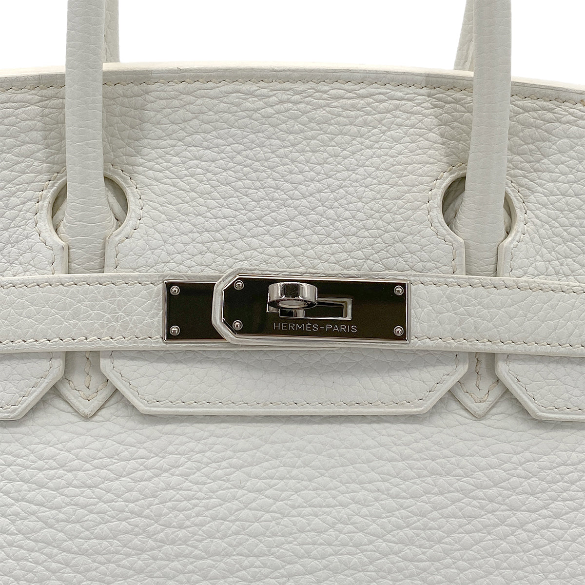 Luxury Promise Japan HERMES BIRKIN 30 WHITE TAURILLON CLEMENCE HAND BAG □N SHW 90301658