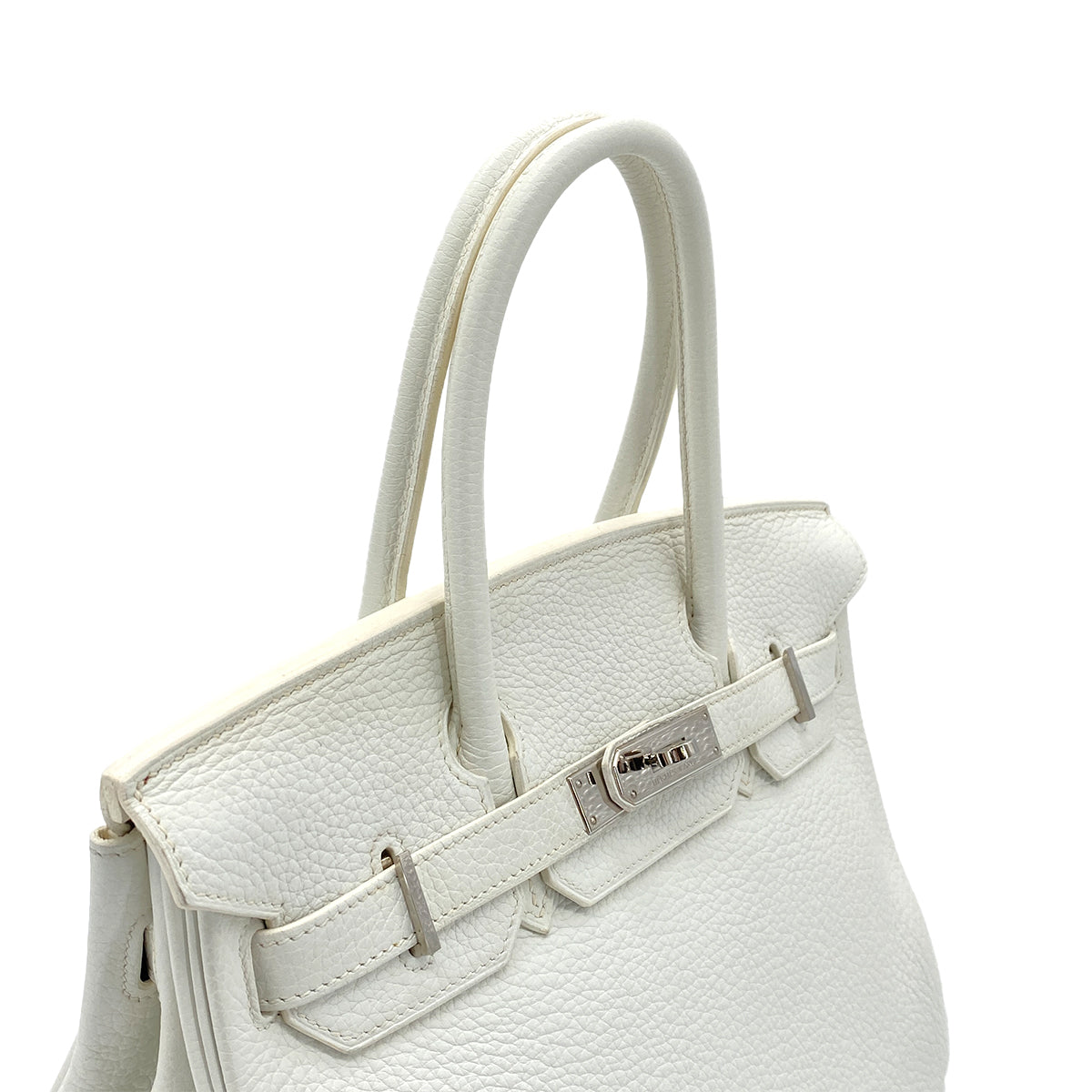Luxury Promise Japan HERMES BIRKIN 30 WHITE TAURILLON CLEMENCE HAND BAG □N SHW 90301658