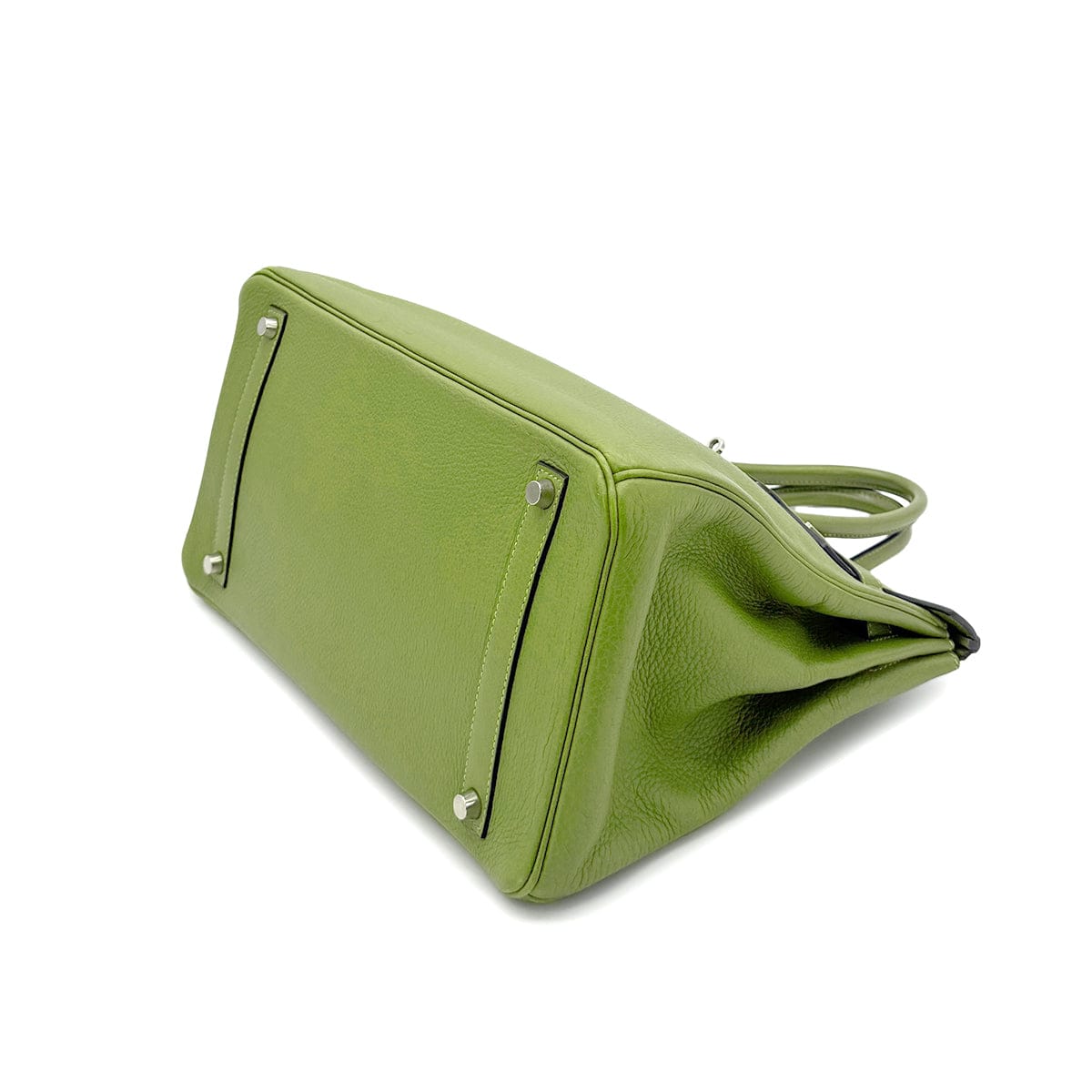 Luxury Promise Japan HERMES BIRKIN 35 ANIS GREEN TAURILLON CLEMENCE HAND BAG ▢H SHW 90285743