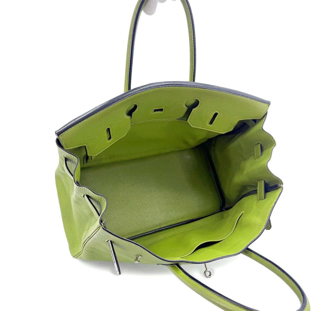 Luxury Promise Japan HERMES BIRKIN 35 ANIS GREEN TAURILLON CLEMENCE HAND BAG ▢H SHW 90285743