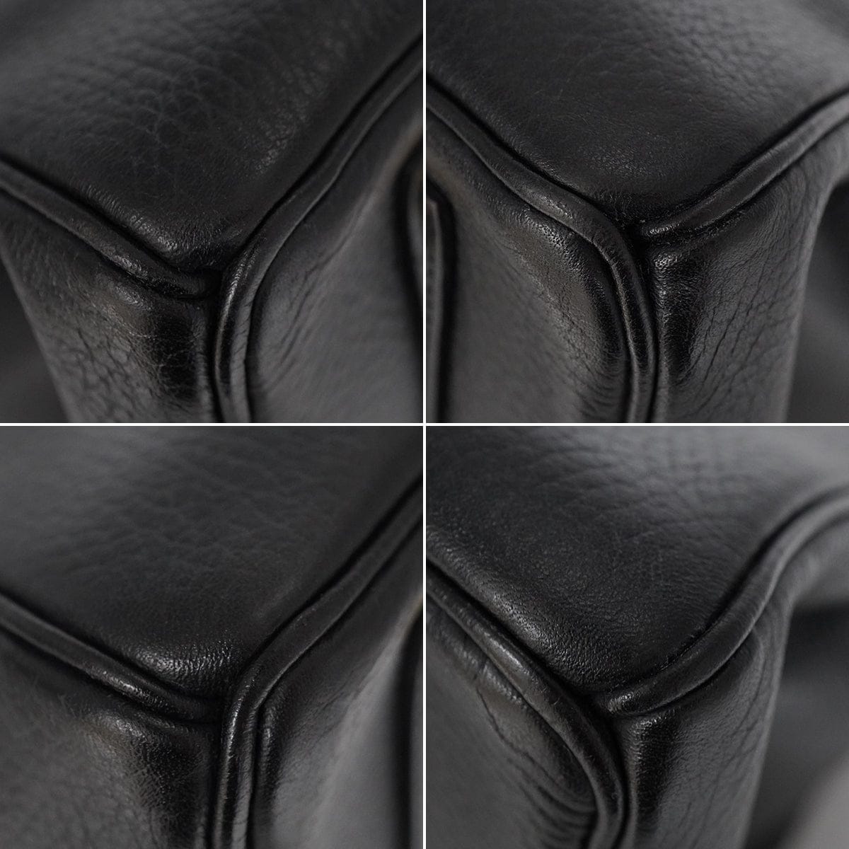 Luxury Promise Japan HERMES BIRKIN 35 BLACK ARDENNES HAND BAG 1997 SQUARE A GOLD HARDWARE 90345057