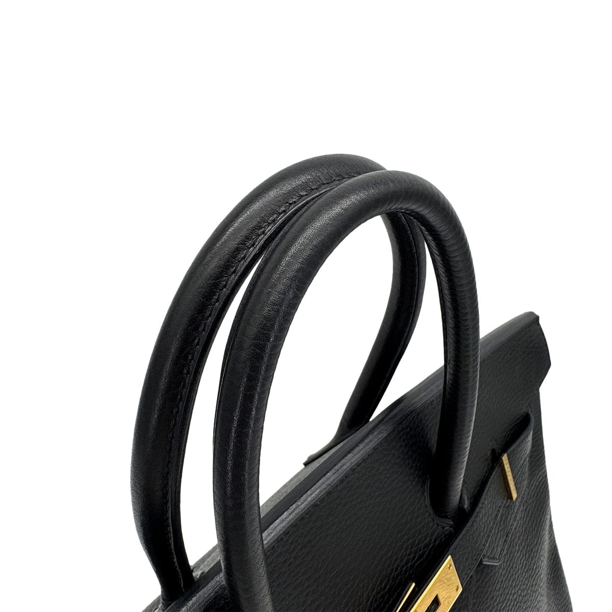 Luxury Promise Japan HERMES BIRKIN 35 BLACK ARDENNES HAND BAG 2002 SQUARE F GOLD HARDWARE 90323088